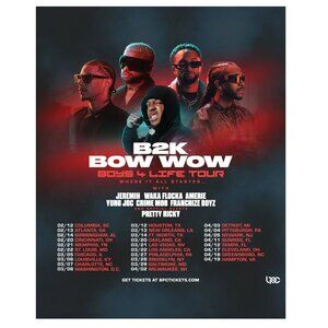 B2K & Bow Wow 2026 – Boys 4 Life Tour Poster 165